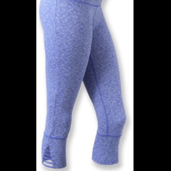 PRANA Tori Yoga Cropped Capri Leggings Purple Women’s size small - Picture 2 of 6